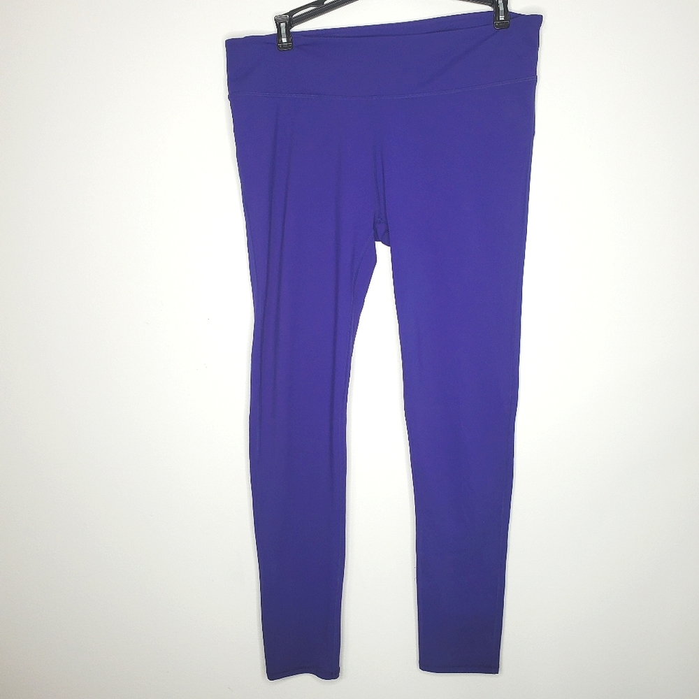 20) FABLETICS Violet 1 Inner Pkt Leggings *Tag Came off : See Measurements*